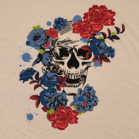 ROBERT GRAHAM GRIGG / SKULL & FLOWER DESIGN (L) 🍁